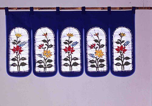 のれん 暖簾 ロング 花柄 和柄 85×150cm 綿100％ おしゃれ 玄関 和風