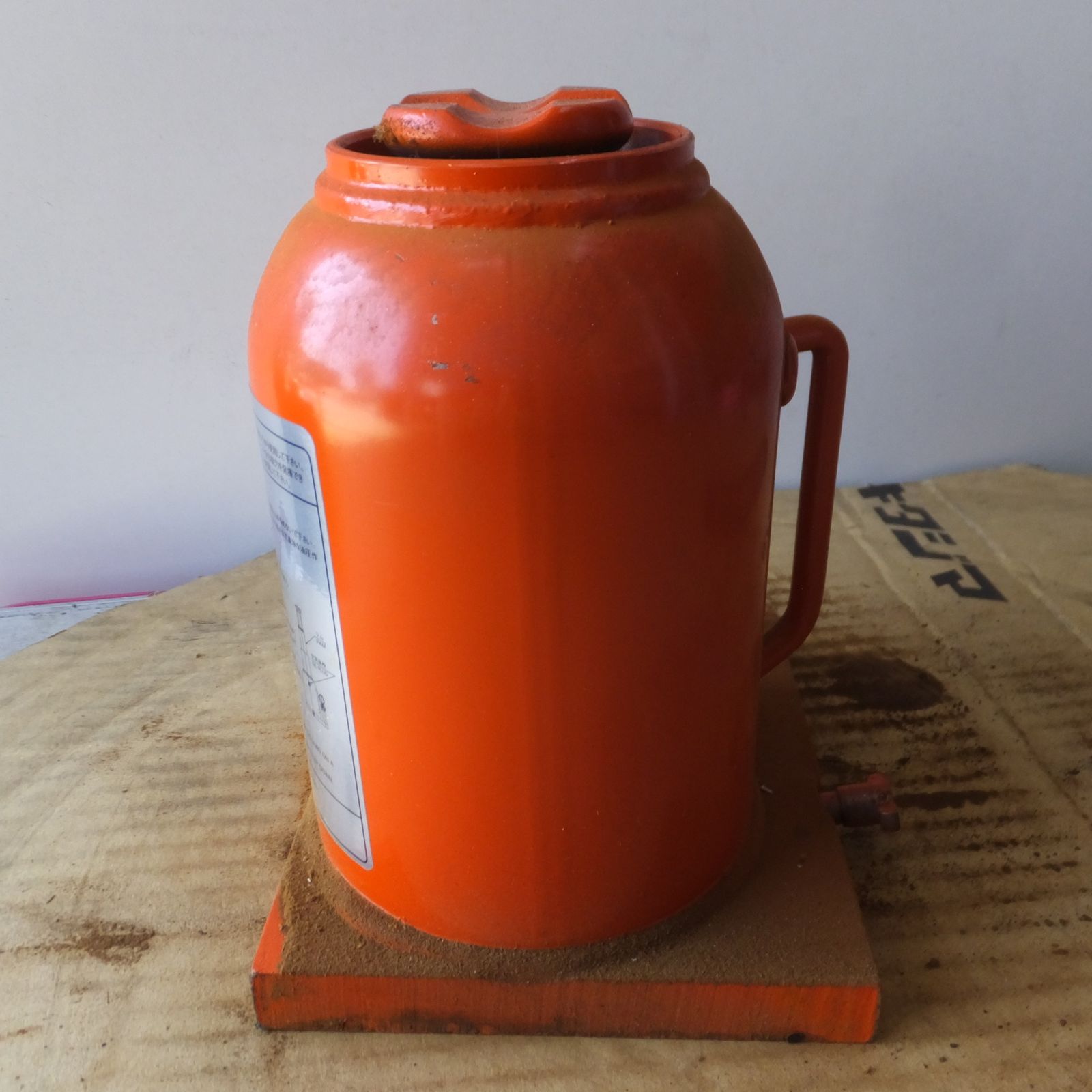 ◆マサダ 油圧ジャッキ HPD-10-2 工具 10TON 10ton 10トン 10000kg 油圧式 オイル だるま ダルマ 車載 自動車 点検 整備 6 ◆