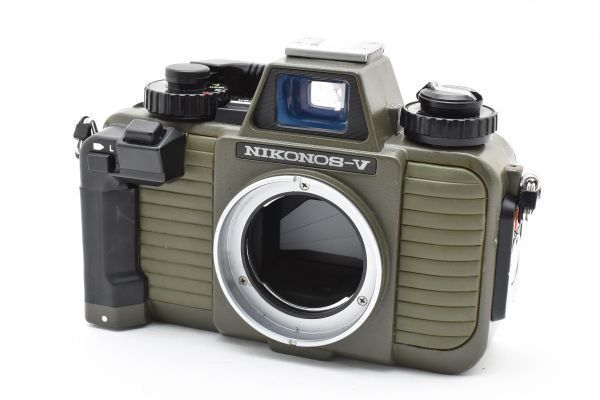 品 ニコン NIKON NIKONOS V モスグリーン ボディ シャッター 露出計OK 4986_22_17