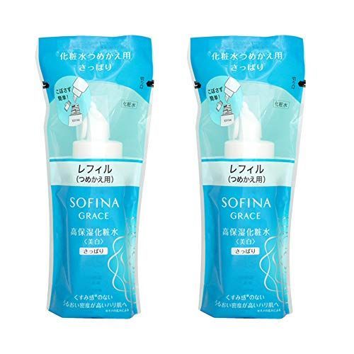 【セット】花王 グレイス ソフィーナ 高保湿化粧水 美白 さっぱり 130mL 【レフィル】 2個セット