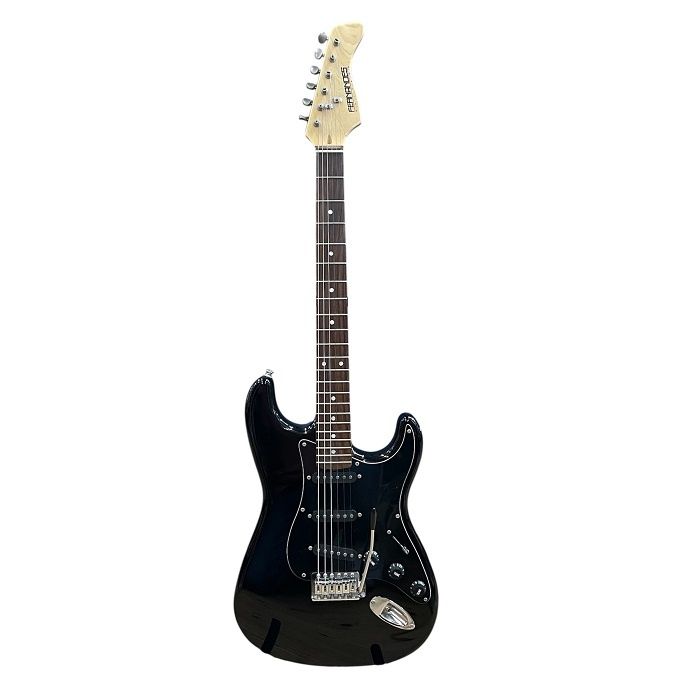 Fernandes ストラトタイプ エレキギター 3シングル 黒 22F 中古