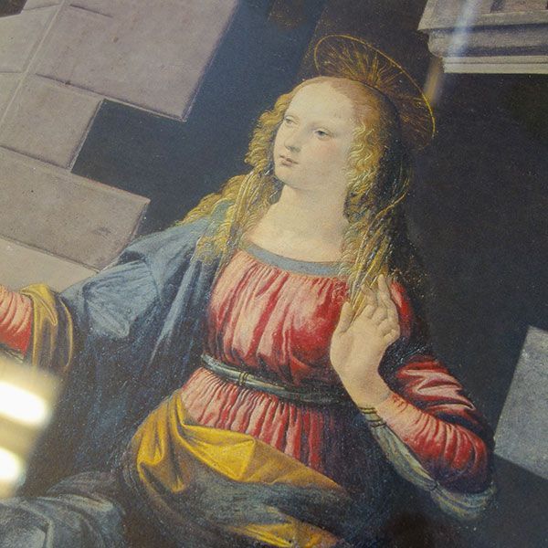 世界の名画 レオナルド・ダ・ビンチ 「受胎告知」 FMスクリーン