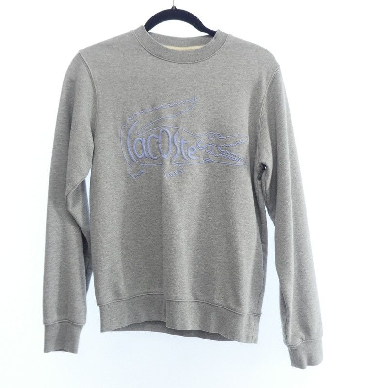 姫路東店 LACOSTE | ラコステ スウェット ビッグロゴ刺しゅう SH0053L グレー サイズ XS 102
