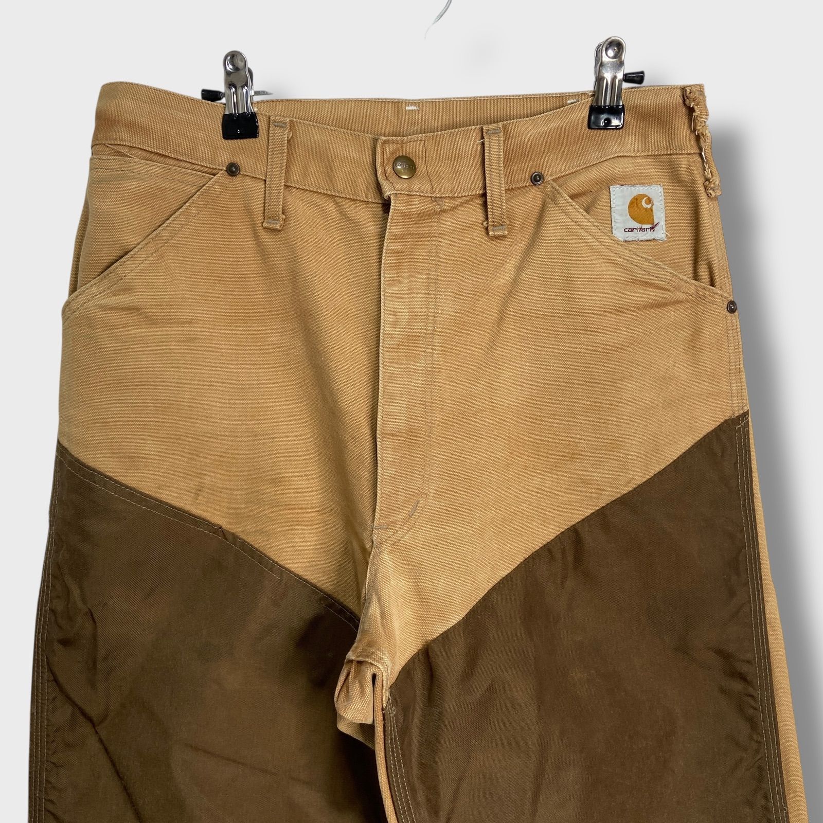 ☆80s☆USA製☆Carhartt☆カーハート☆ハンティングパンツ☆ダブルニー 