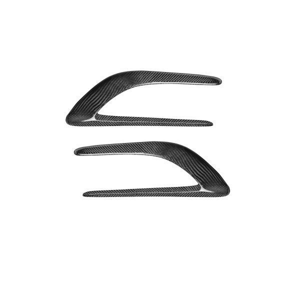 ベンツ W205 C205 C43 C63 AMG Coupe 2ドア リアルカーボン製 サイド フェンダーパネルカバー 2個セット
