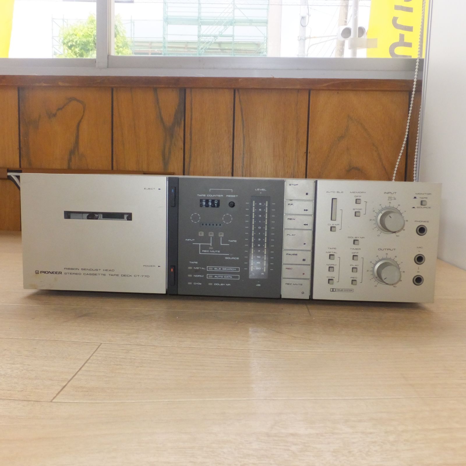pioneerパイオニア CT-4040A ステレオカセットテープデッキ 稼働