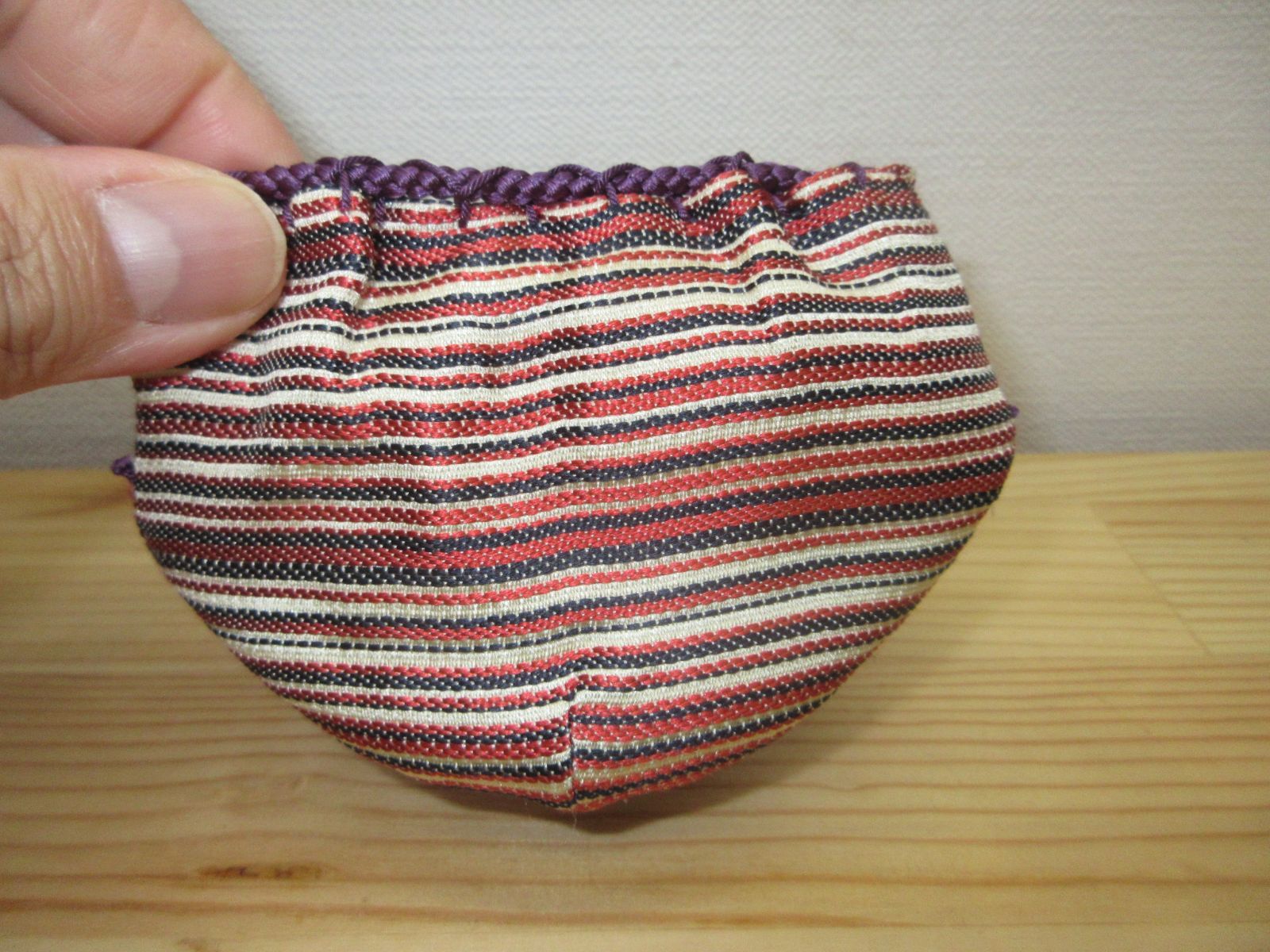送料込【逢絢亭・新品】茶道具 仕覆 三つ組仕覆 正絹 糸間道 日本製 