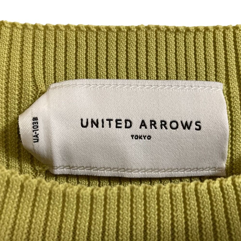 良品 22SS UNITED ARROWS ユナイテッドアローズ パフスリーブ ニット セーター 153-199-4512 グリーン レディース 古着 中古 良品 22SS UNITED ARROWS ユナイテッドアローズ パフスリーブ