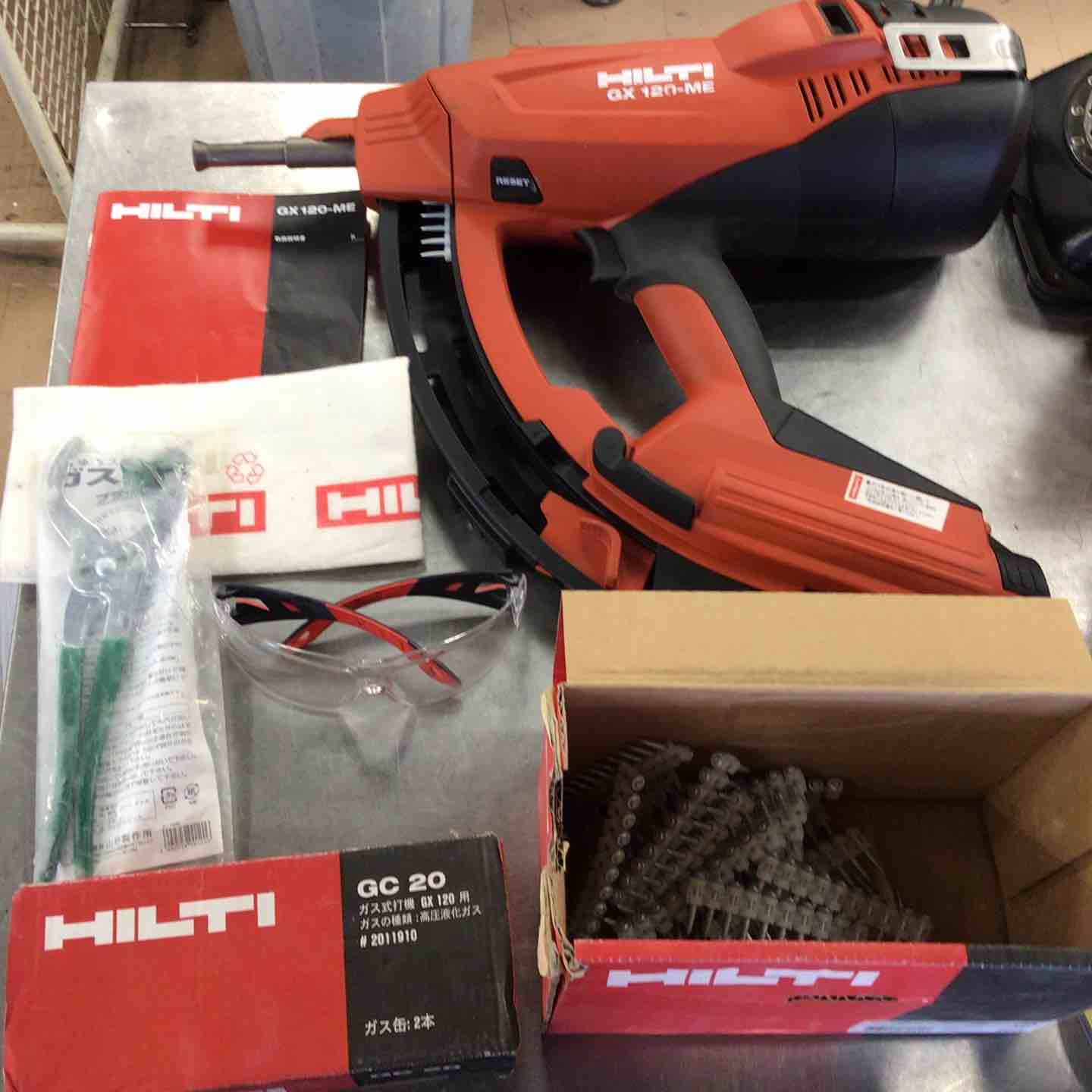 ヒルティ HILTI ガス式鋲打機 GX120-ME 電気 機械設備用 草加店