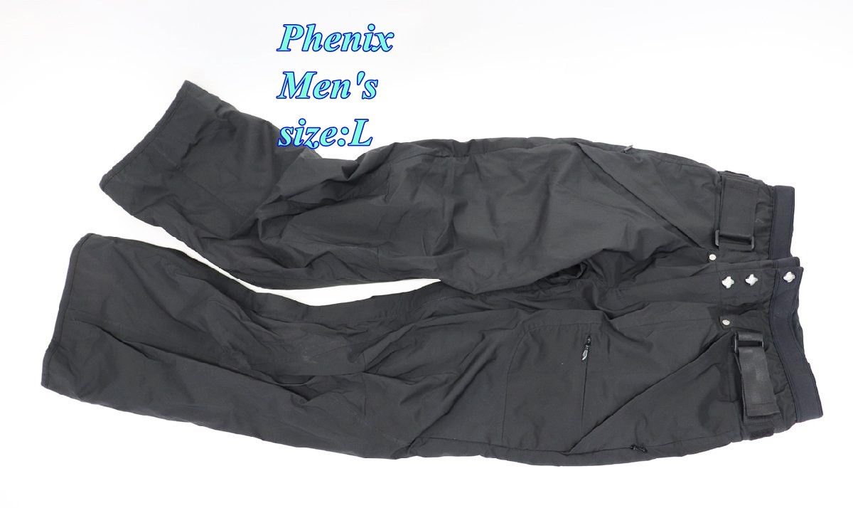 Phenix フェニックス メンズ スキーパンツ L ブラック FSB1341 スポーツウェア ボトムス R2505-069