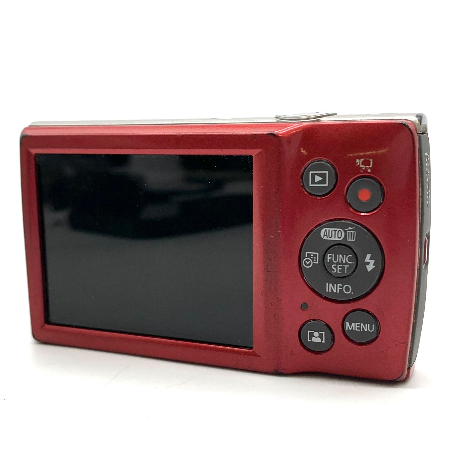 訳あり】Canon デジタルカメラ IXY/イクシー 200 レッド - メルカリ