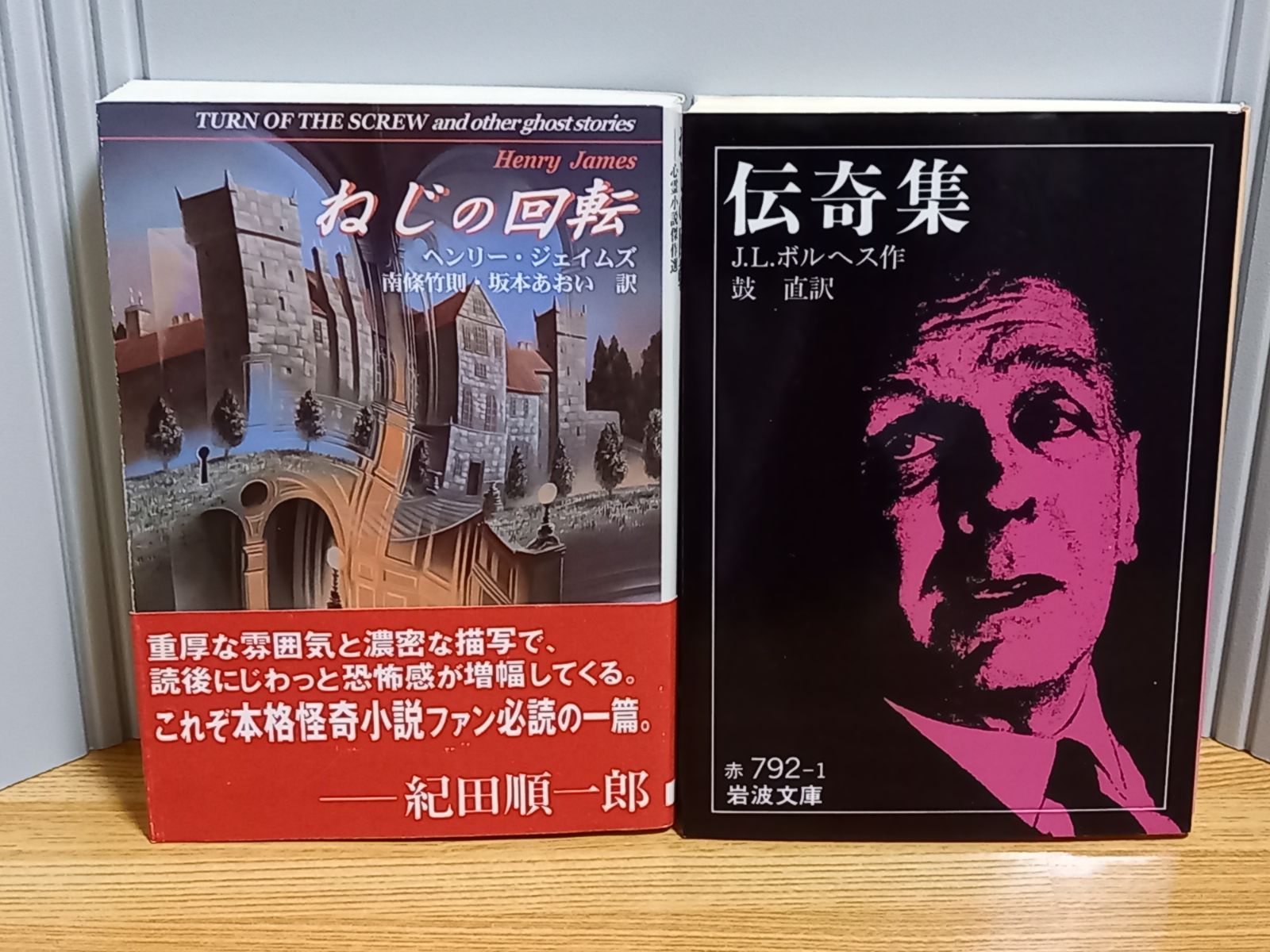 J.L. ボルヘス 伝奇集 岩波文庫 ＆ ねじの回転 -心霊小説傑作選