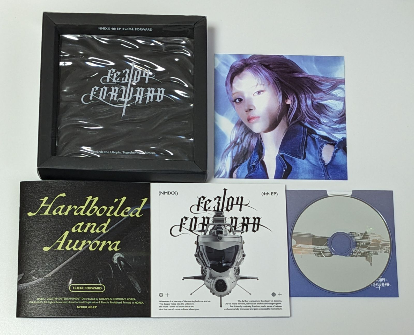 NMIXX Fe3O4 FORWARD 限定盤（Limited Ver.）5冊セット 開封済トレカ 