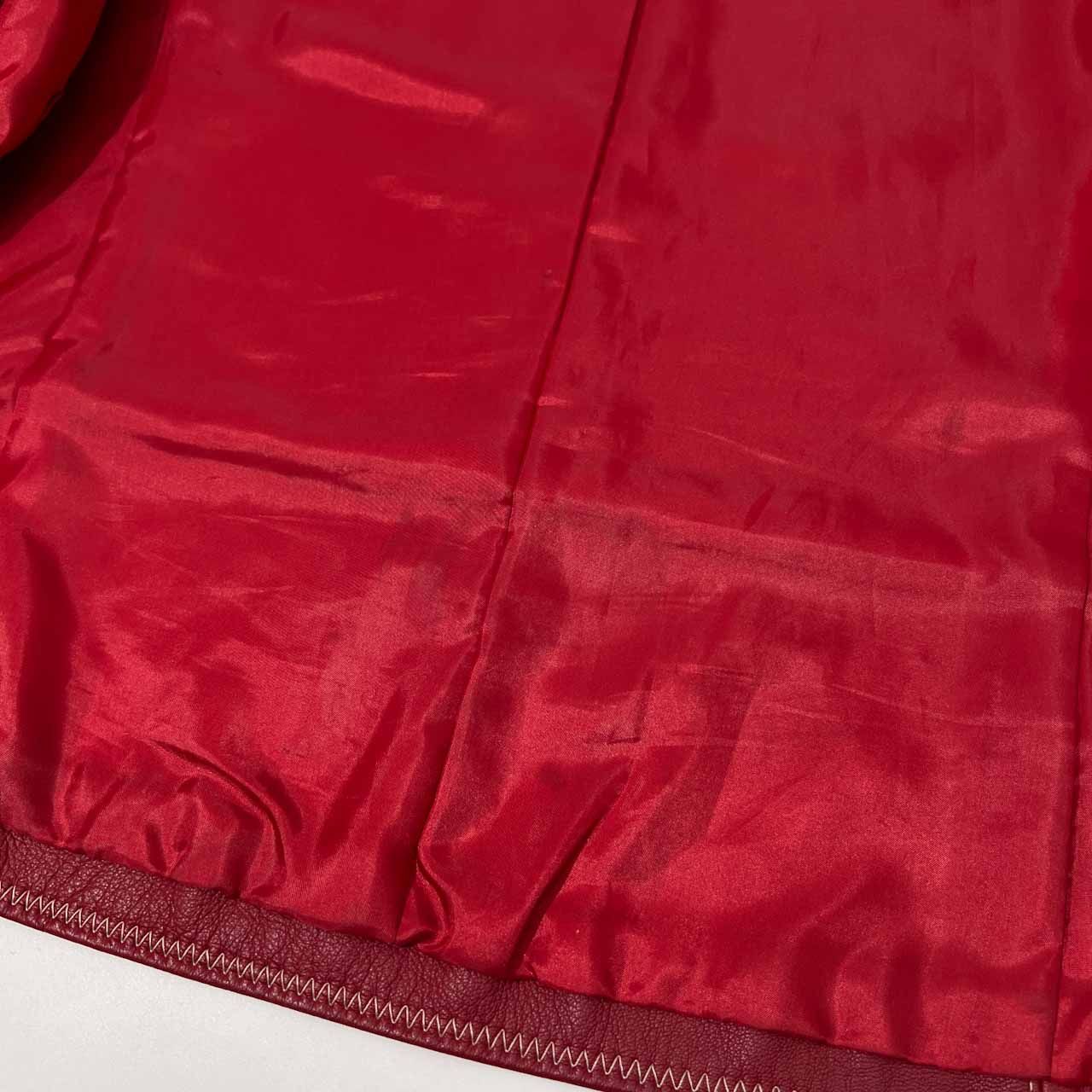 美品 羊革 GREENCLUBS グリーンクラブ ジップアップ 本革