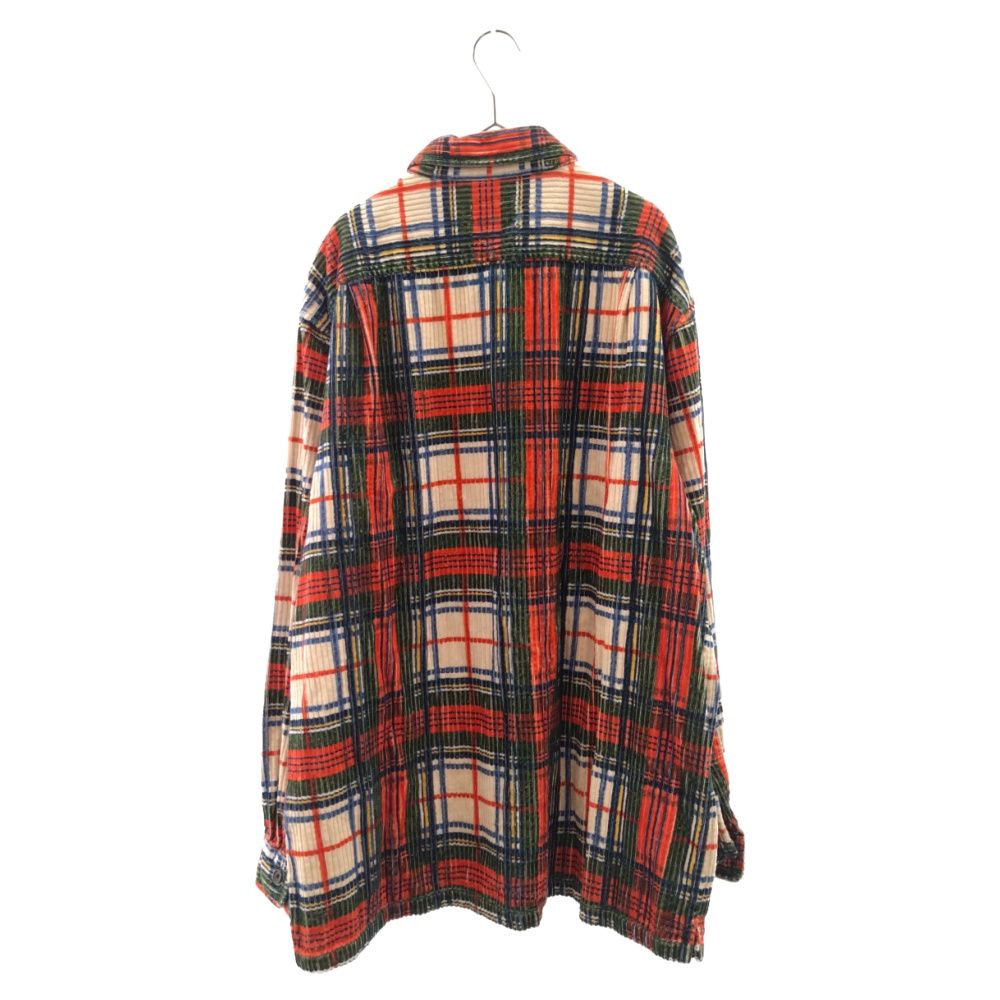 SUPREME (シュプリーム) 22SS Corduroy Shirt Plaid コーデュロイ 長袖