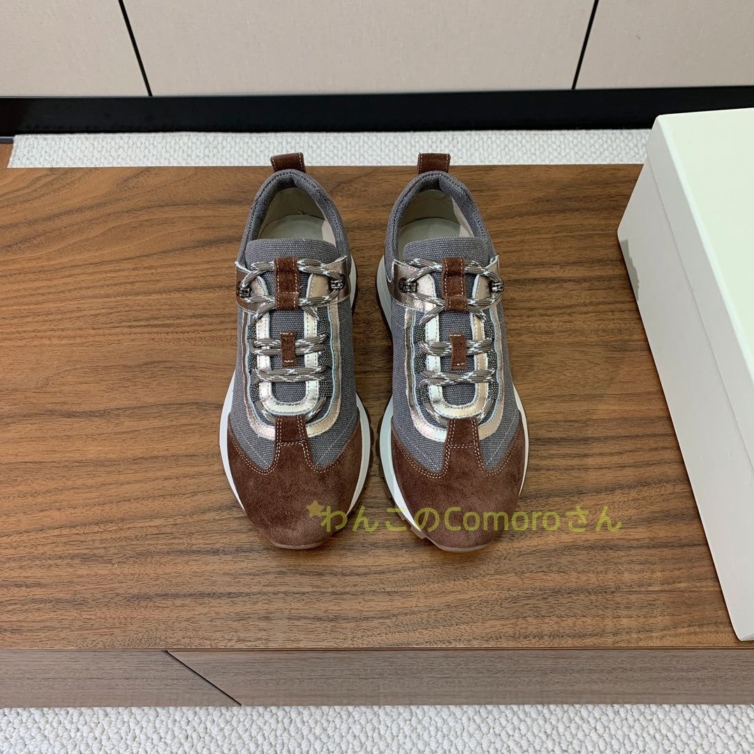ブルネロクチネリ　スニーカー　レディース23センチ size35～39☆美品☆送料無料☆ブルネロクチネリ☆ レディース