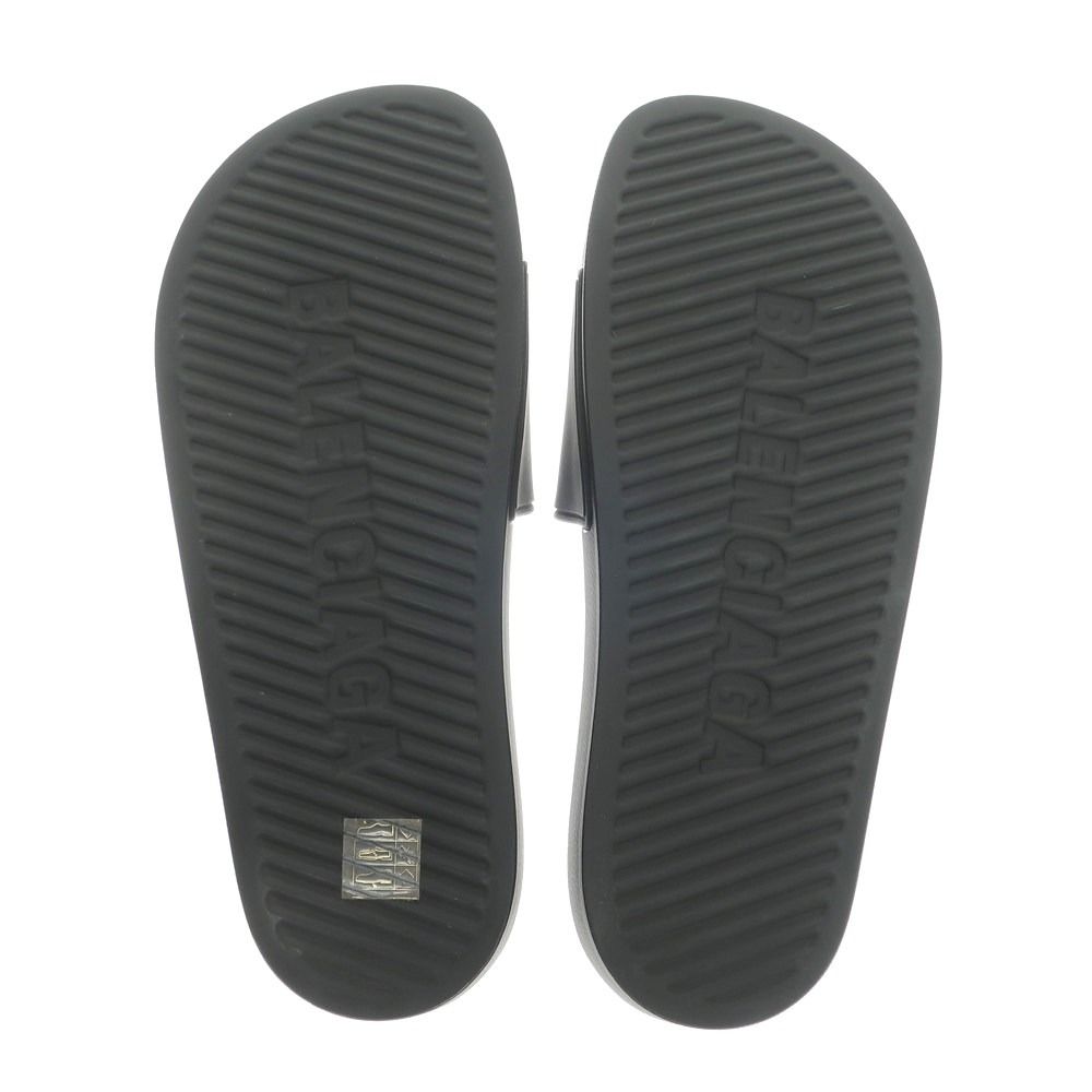 中古】【未使用】バレンシアガ BALENCIAGA POOL SLIDE CITIES ラバー 