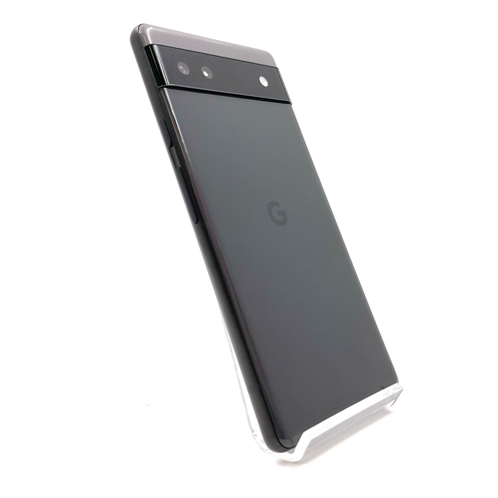 Google Pixel 6a 128GB Charcoal(チャコール) au GB17L 白ロム 美品 動作確認済【全額返金保証】【最速発送】