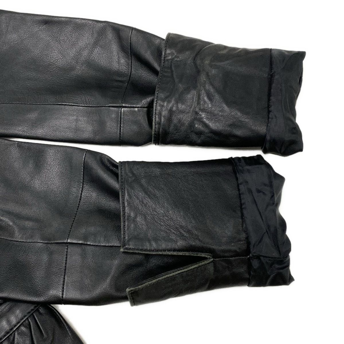 カスミ　アナイ　ANAYI レザージャケット　黒　ノーカラー　36 カスミ様専用 アナイ ANAYI レザージャケット 黒 ノーカラー 36