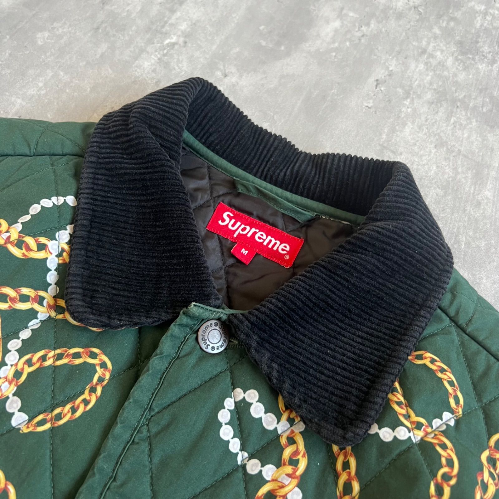 Supreme シュプリーム 20aw チェーンリンク キルティングジャケット 