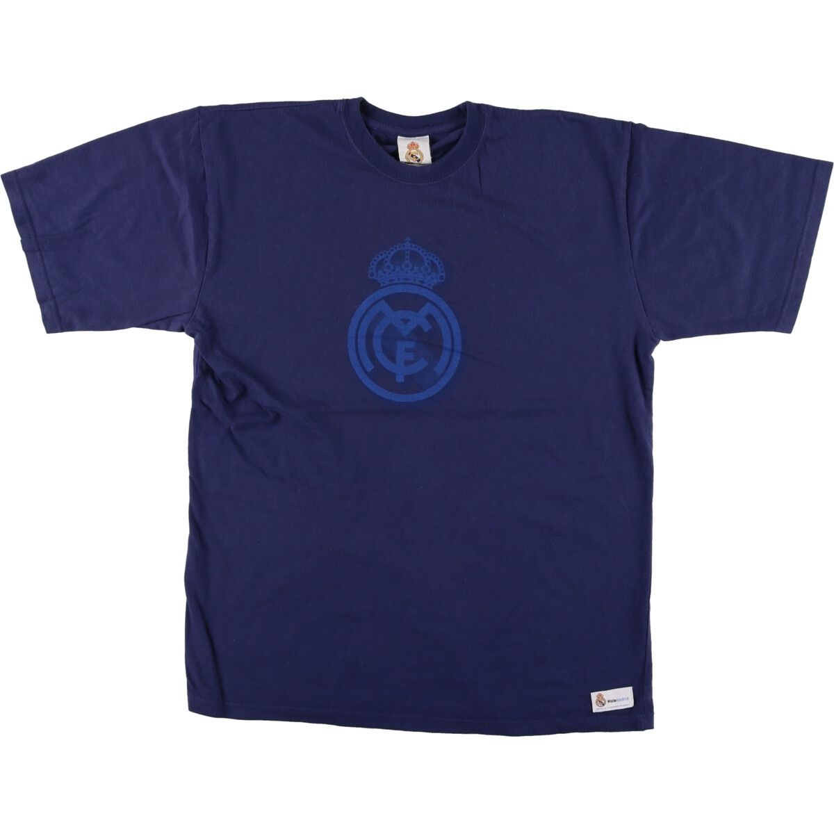 古着 REAL MADRID レアル マドリード ロゴTシャツ メンズXL相当/eaa476516