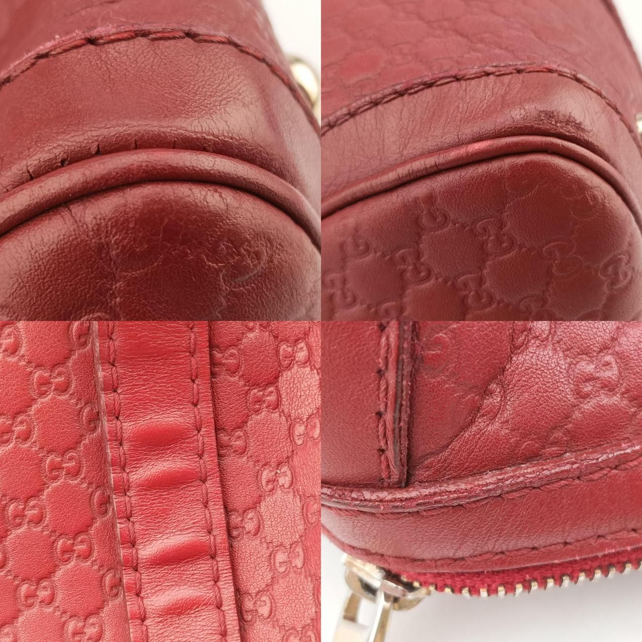 グッチGucciシェリーラインレッドレザー247205D014665433