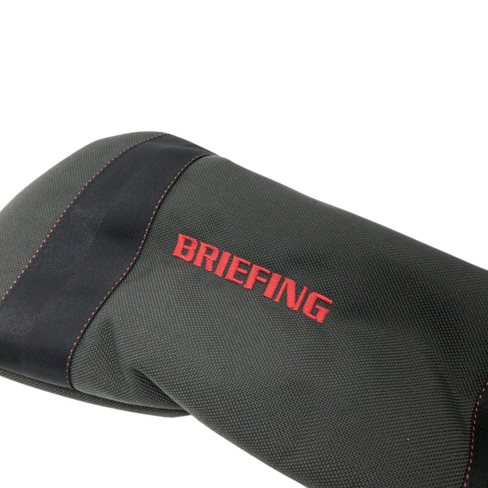 BRIEFING GOLF ブリーフィング  ヘッドカバー 4点セット ロゴ刺繍  ブラック系 DR,FW,UT,PT [240101424749] ゴルフウェア ストスト BRIEFING GOLF ブリーフィング ヘッドカバー 4点セット ロゴ刺繍