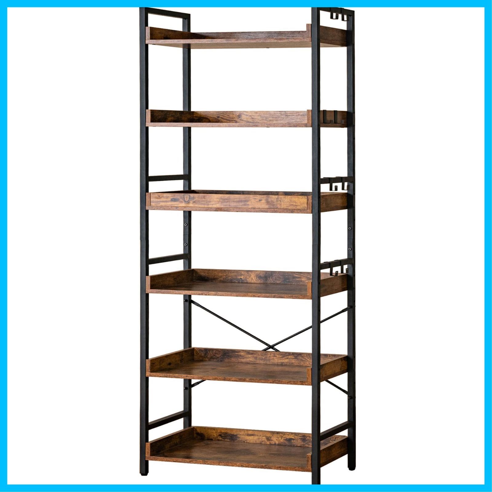 Doris オープンシェルフディスプレイラック ウォルナット 棚板高さ調整