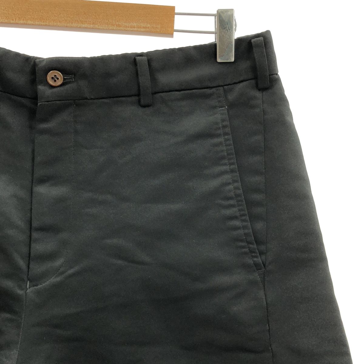 COMME des GARCONS HOMME PLUS コムデギャルソンオムプリュス 2020 SS ポリエステル 製品加工 ワイド ショートパンツ ショーツ L ブラック メンズ