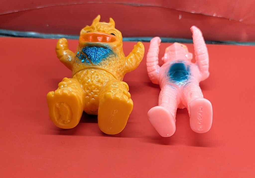 ブルマァクの怪獣シリーズ「ミクラス」ソフビ オレンジ B-CLUB 西村