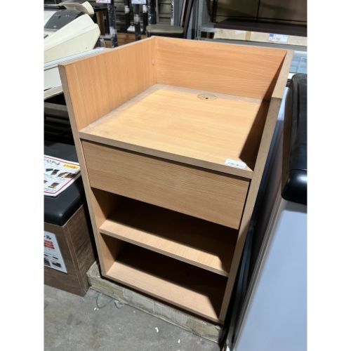 レジ台 ナチュラル色 幅500×奥行500×高さ900 業務用