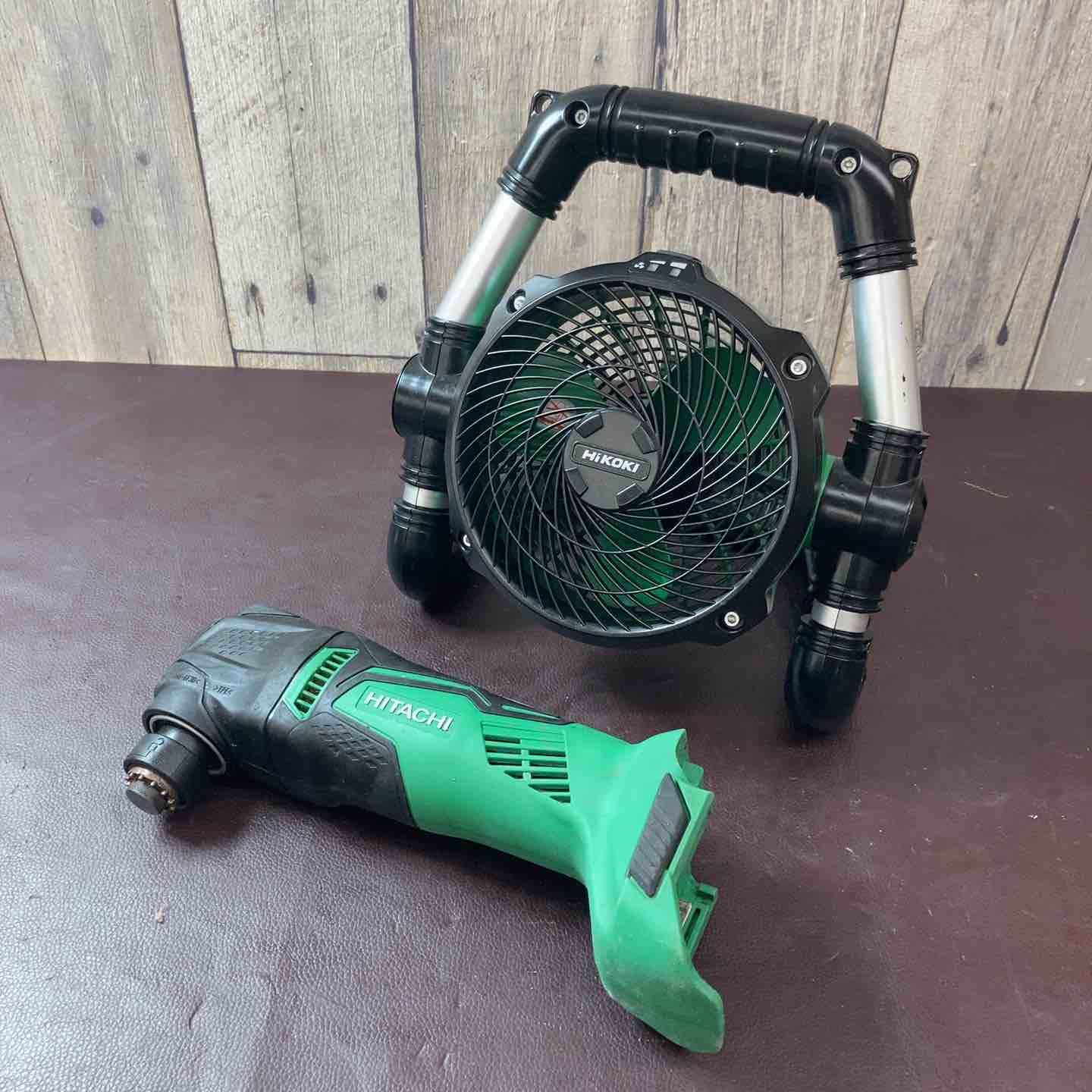 品 ハイコーキ HIKOKI 旧 日立工機 コードレスマルチツール CV14DBL NN コードレスファン UF18DSDL 2点 東大和店