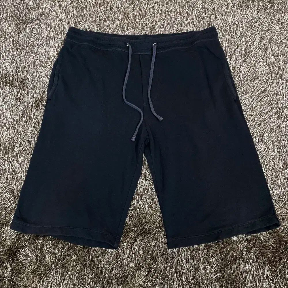 ジェームスパール James Perse ブラック コットン スウェット ハーフ パンツ 2