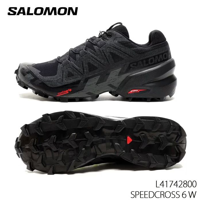 サロモン トレイルランニング トラッキング 登山 山 靴 シューズ レディース 女性 SALOMON SPEEDCROSS 6 W L41742800