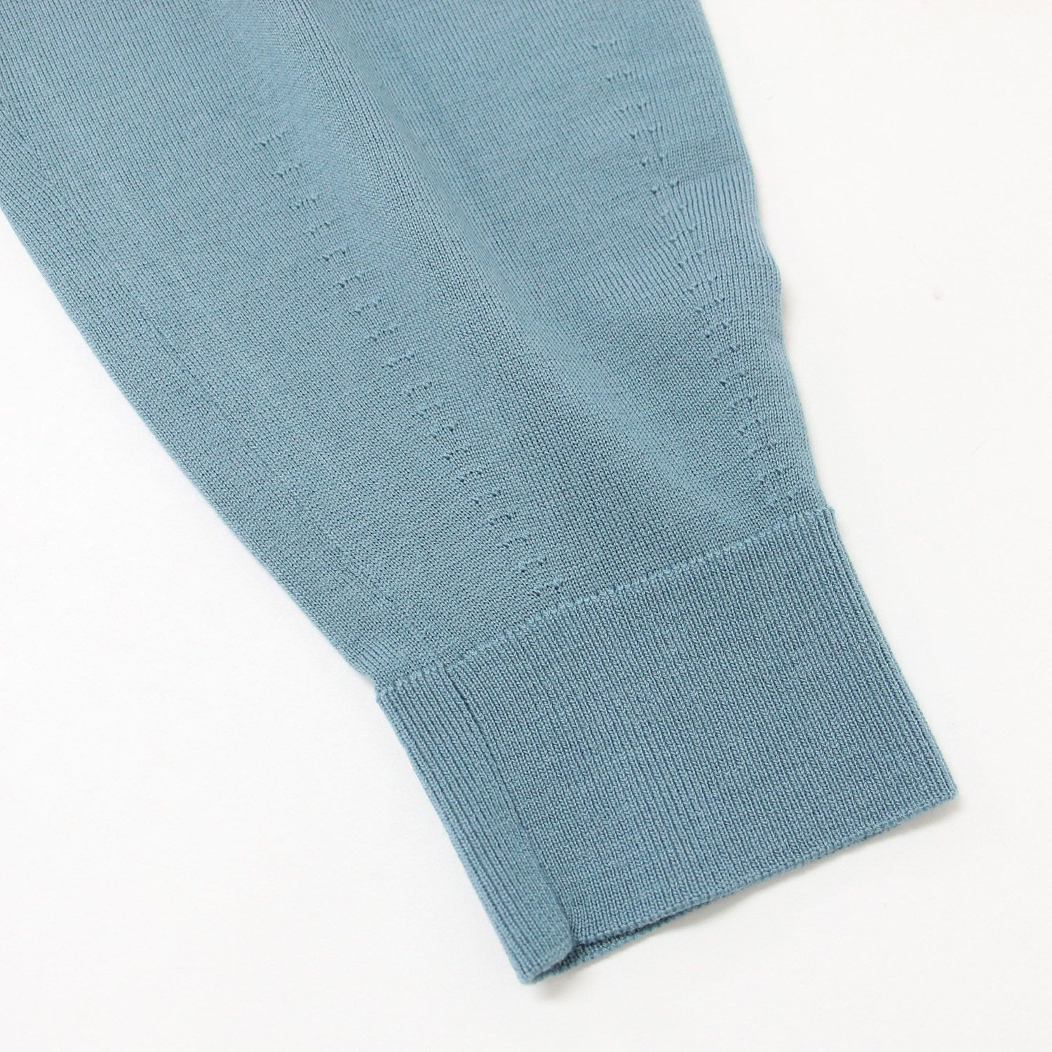 美品】theory luxe セオリーリュクス ニット ブルー サイズ:38(M) / 24