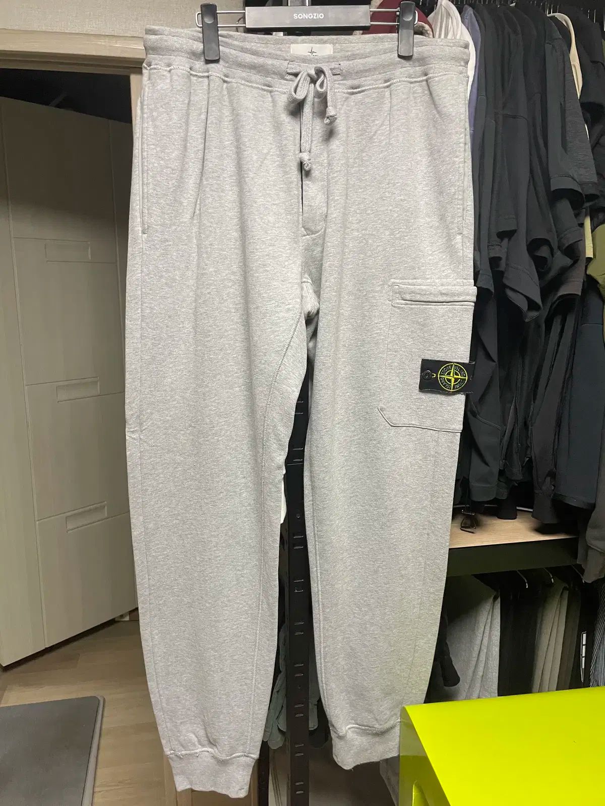 ストーンアイランド ガーメントダイング 起毛 トレーナー ジョガーパンツ 2XL