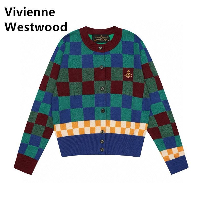 新品、Vivienne Westwood レディース 上着  オーブボタン長袖カーディガン  ニット/セーター SWEATER