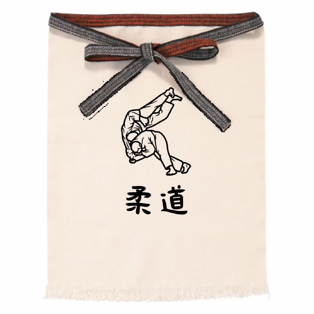 酒屋 エプロン 前掛け 焼酎袋 麻ひも 肩ベルト デッドストック 非売品