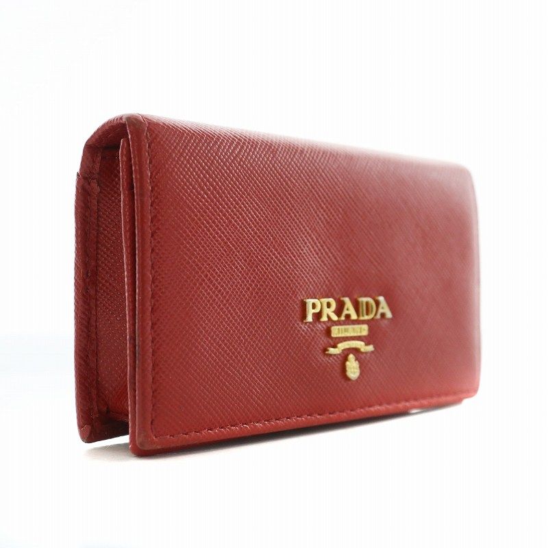 PRADA  プラダ　名刺入れ　美品　カードケース プラダ PRADA カードケース 名刺入れ PR-1MC122S TRIAN-FUO