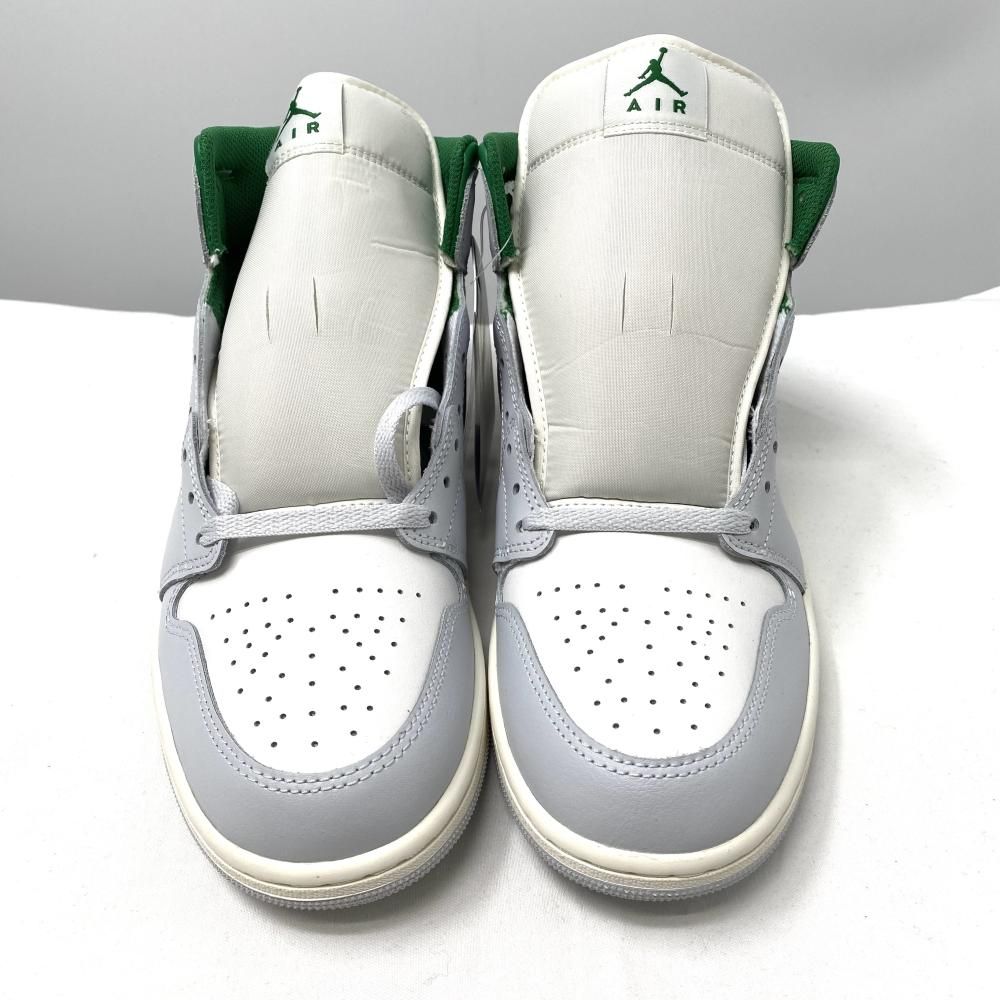 Nike Air Jordan 1 Mid Summit White|Pure Platinum|Sail|Pine Green 29cm DQ8426-142 ナイキ エアジョーダン1 17