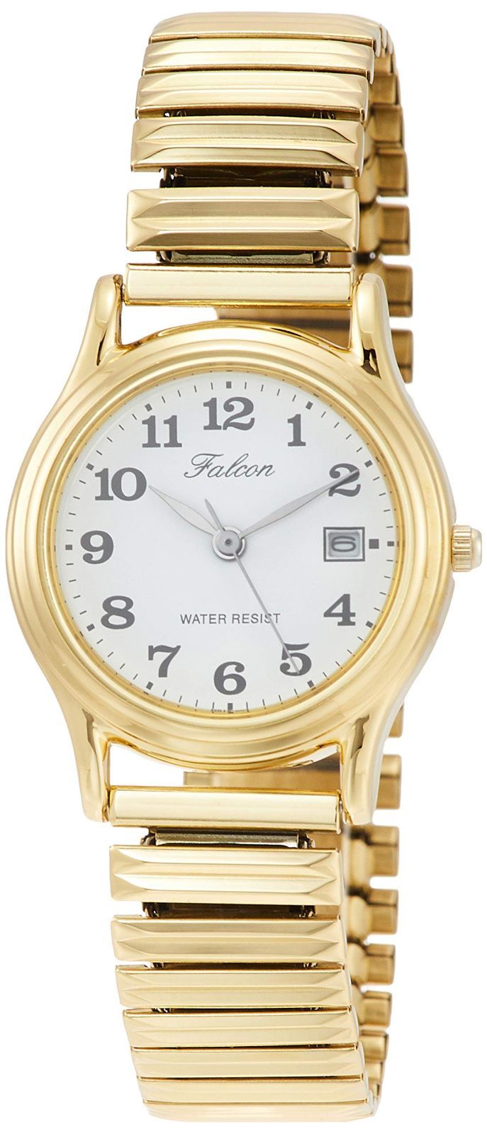 [Special Sale] Date Metal Band Waterproof Analog D015-004 Watch Women's Q&Q] Gold [Citizen
