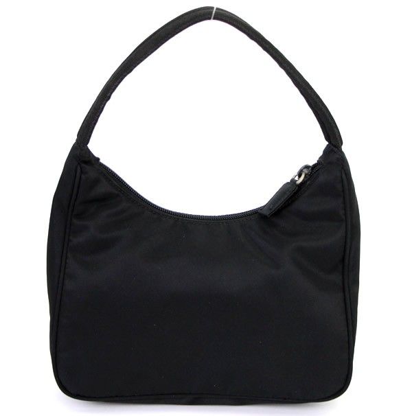 プラダ PRADA 三角ロゴ ミニハンドバッグ ナイロン 黒 【70622】 - Mercari