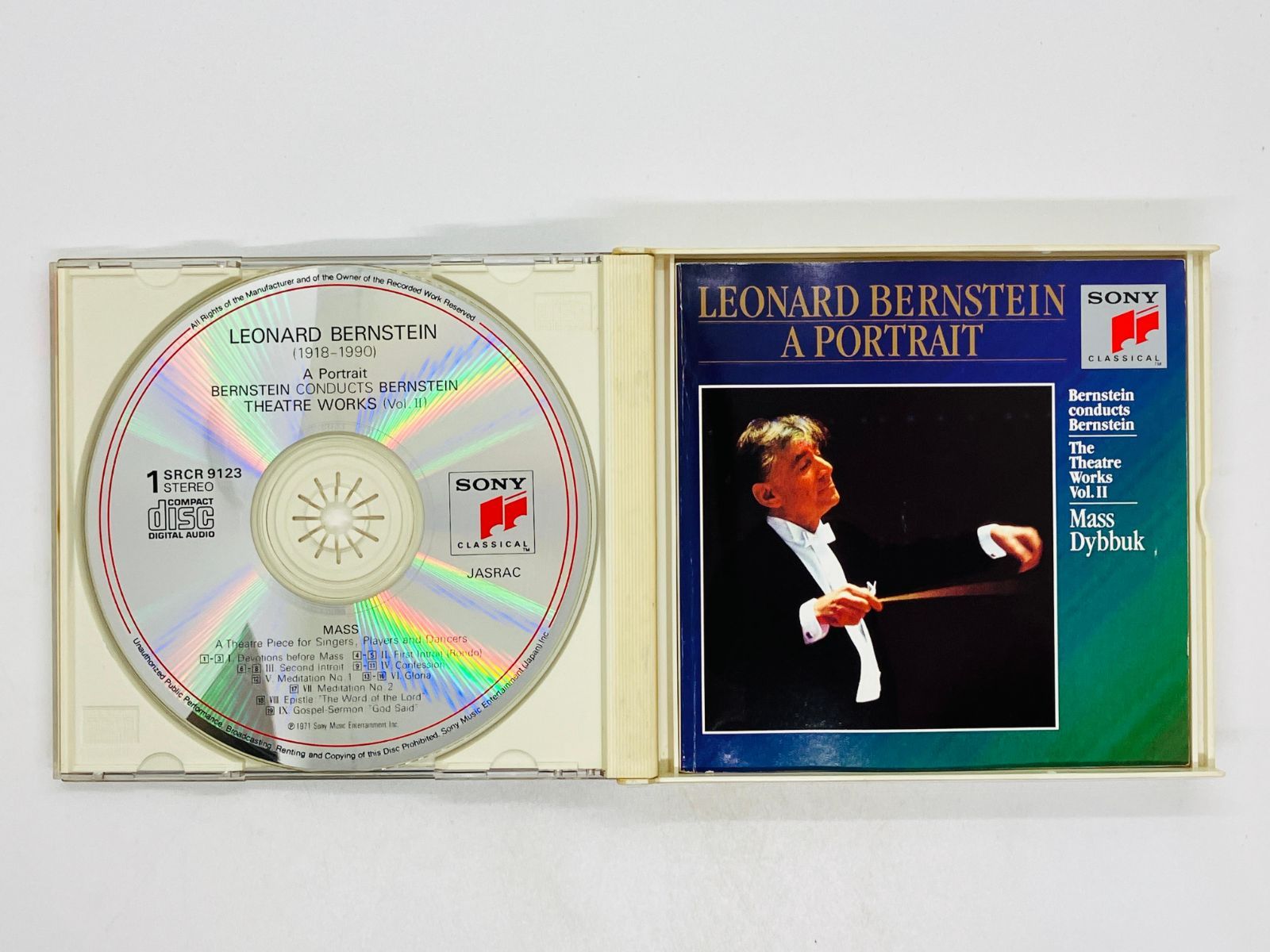 3CD バーンスタイン自作自演集 3 / ミサ曲 ディバック / バーンスタイン指揮 ニューヨーク・フィル Z25