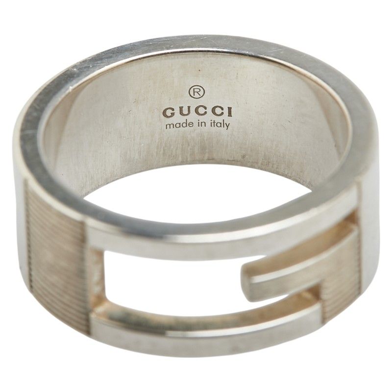⭕️コウ様ご購入品最終【極美麗品GUCCI Gリングsilver 925 楽天市場】【ジュエリー】GUCCI グッチ ブランデッド Gリング