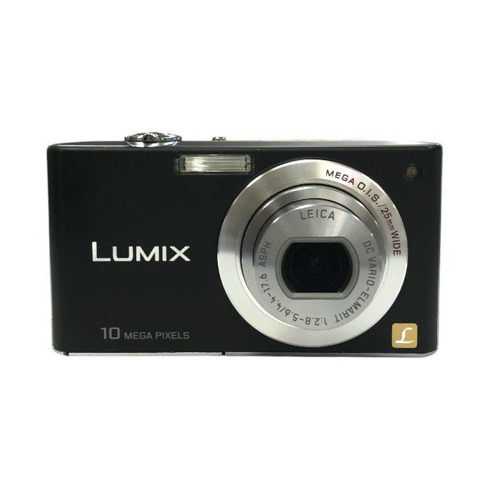Panasonic パナソニック LUMIX ルミックス コンパクトデジタルカメラ エクストラブラック 光学4倍ズーム 広角25mm DMC-FX35-K  T1