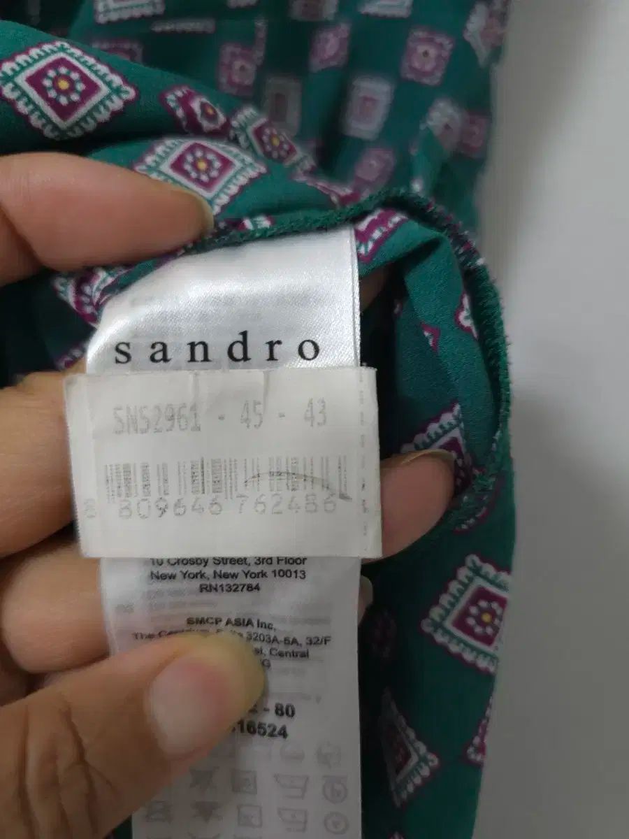 SANDRO(サンドロ) Vネック ロング ワンピース 36 44 55 - メルカリ