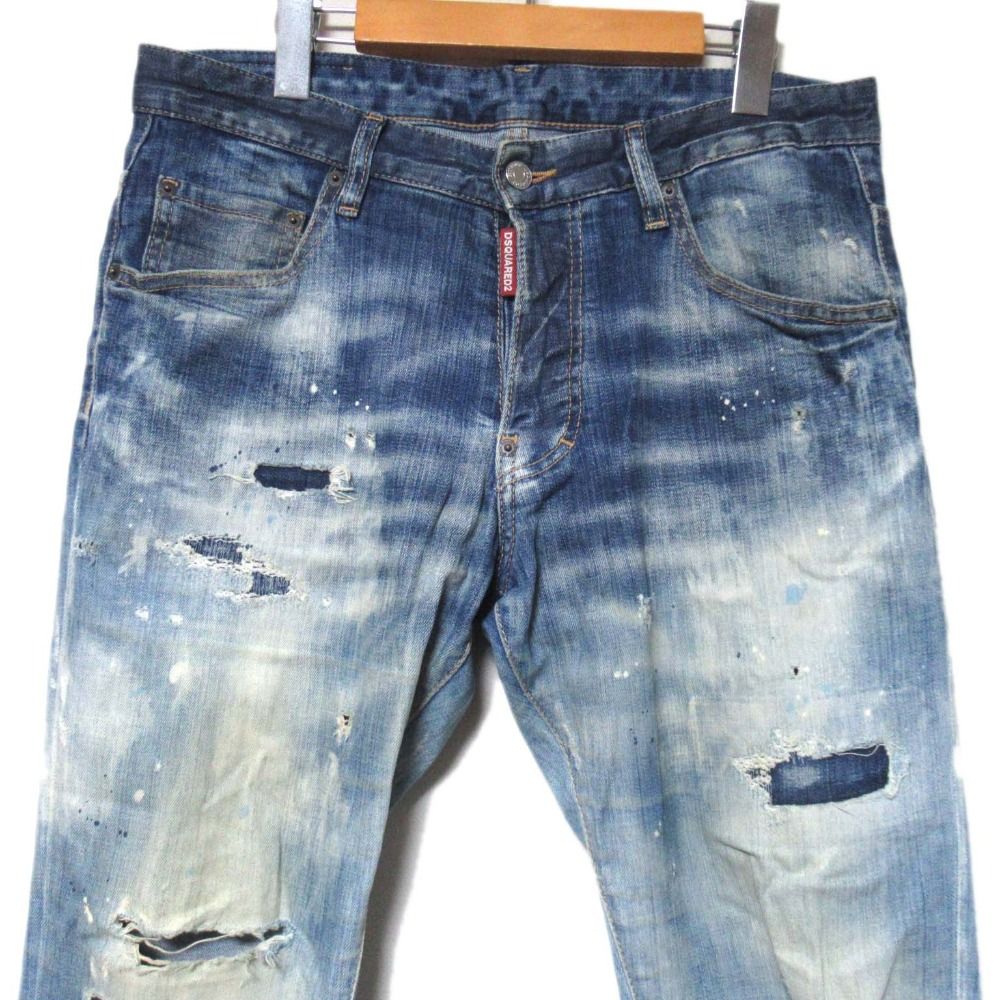 Dsquared2 ディースクエアード ストレッチ スケーター デニム 48 とじる