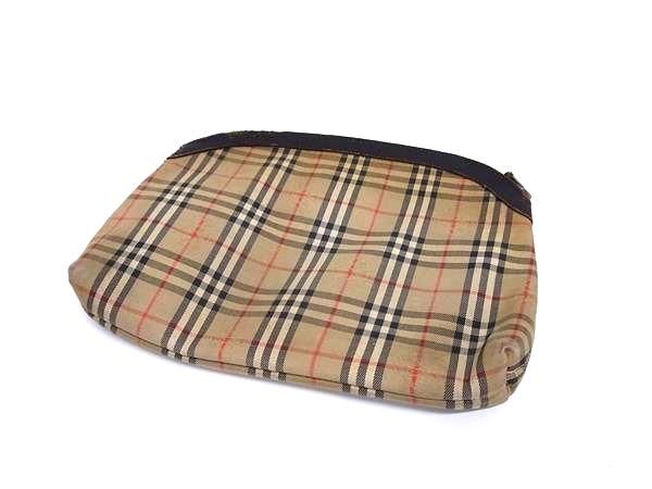 【未使用品】Burberry ノバチェック　ポーチ　セカンドバッグ　バーバリー 美品】バーバリー BURBERRY レディース クラッチバッグ セカンド