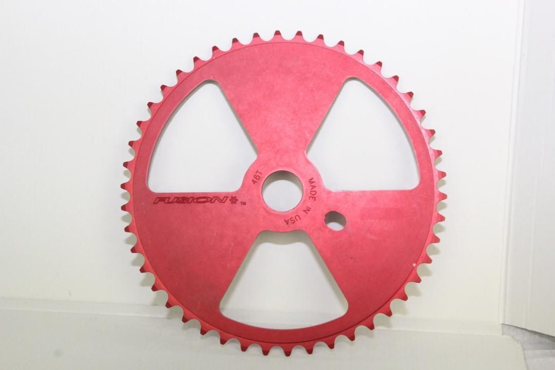 自転車 BMX スプロケット ストリート FUSION SPROCKET 46T RED 送料 