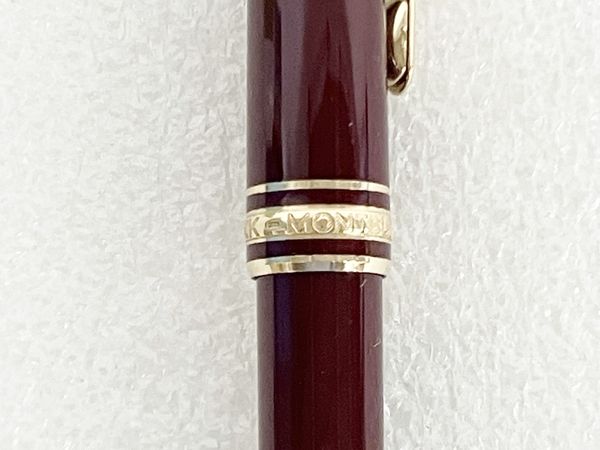 MONTBLANC MEISTERSTUCK ボールペン 赤 芯なし ネーム入り 中古